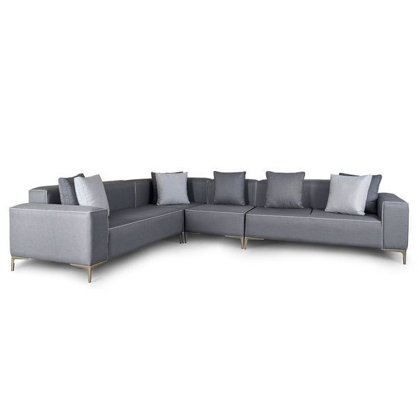 Rechteckiges Sofa Cloud – Linksseitig