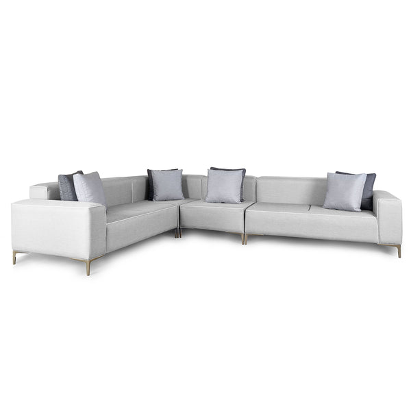 Rechteckiges Sofa Cloud – Linksseitig