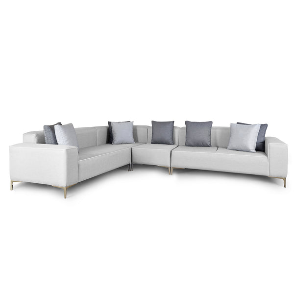 Rechteckiges Sofa Cloud – Linksseitig