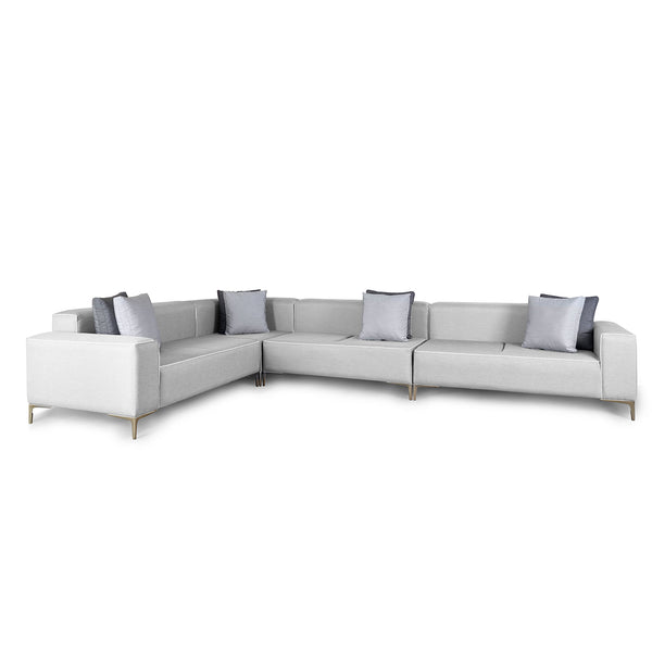 Großes rechteckiges Sofa Cloud – linksseitig