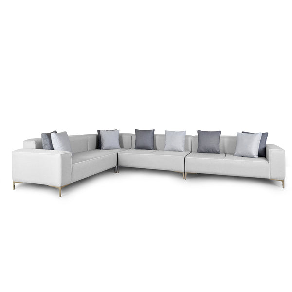 Großes rechteckiges Sofa Cloud – linksseitig