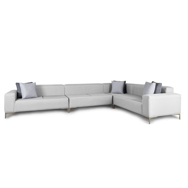 Großes rechteckiges Sofa Cloud – rechtsseitig