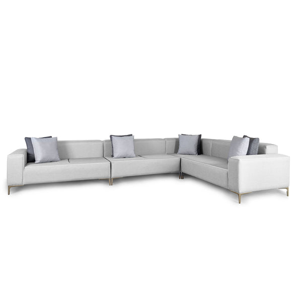 Großes rechteckiges Sofa Cloud – rechtsseitig
