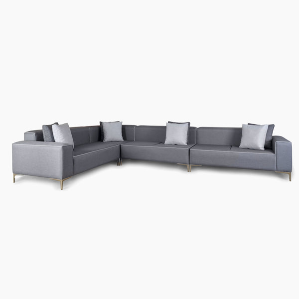 Großes rechteckiges Sofa Cloud – linksseitig