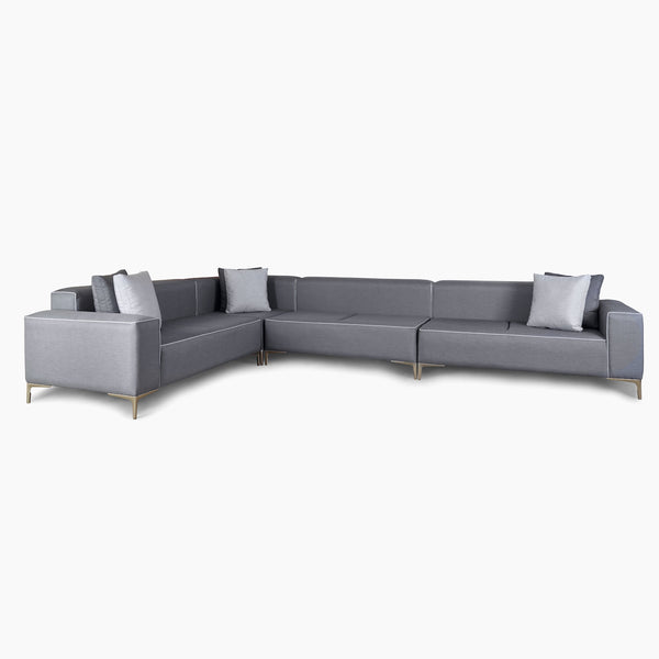 Großes rechteckiges Sofa Cloud – linksseitig