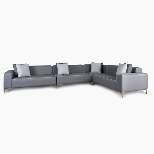 Großes rechteckiges Sofa Cloud – rechtsseitig