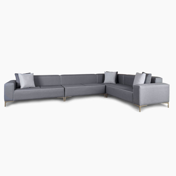 Großes rechteckiges Sofa Cloud – rechtsseitig