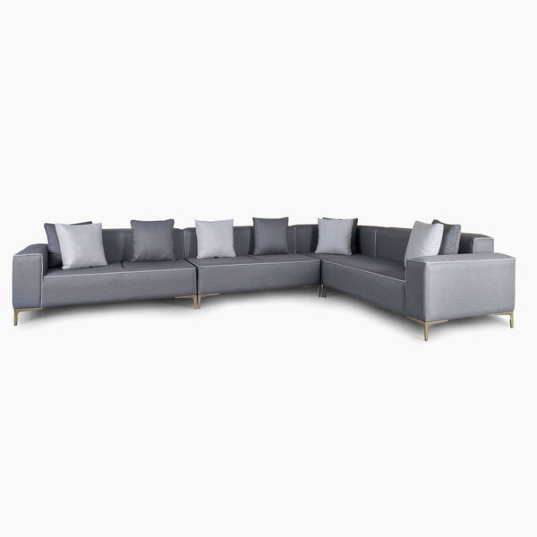 Großes rechteckiges Sofa Cloud – rechtsseitig